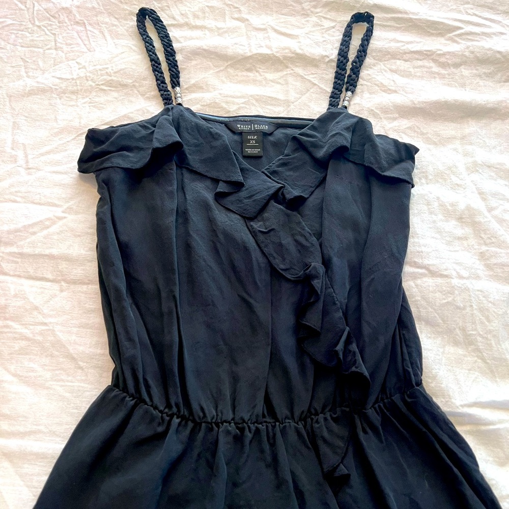 Silk black cami